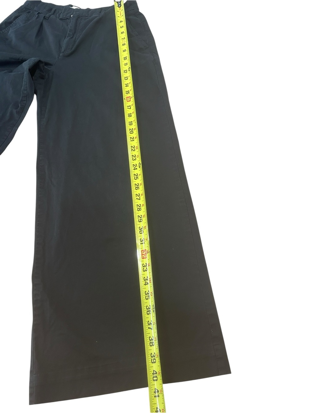 Everlane Womens 6 Organic Cotton Wide Leg Pants Black Minimalist baggy - Picture 9 of 14